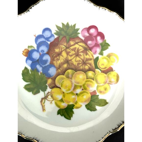 Korean Hand Painted Fruit Design Decorative Plate 7.25" - Picture 2 of 9